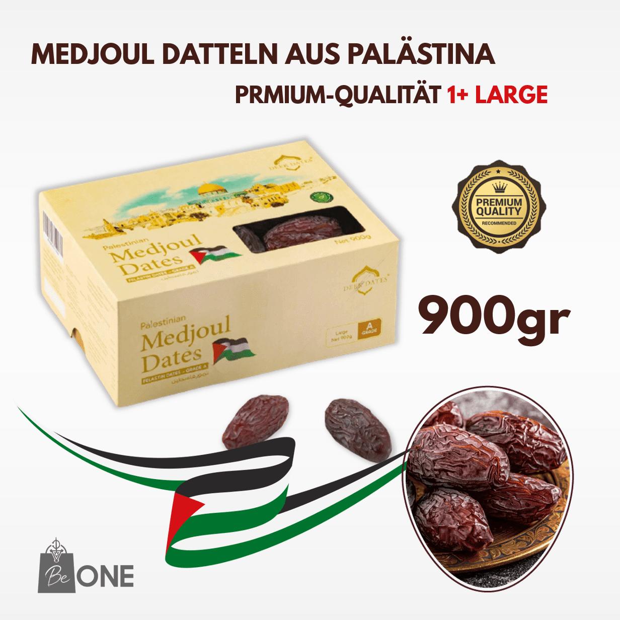 Premium Medjool Datteln 900gr A+ Large