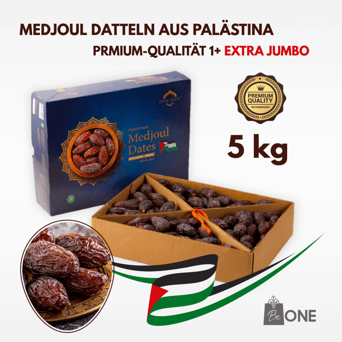 Premium Medjoul Datteln Extra Jumbo 5kg